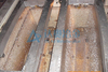 Aluminum Copper Ingot casting with two lines of waterholes